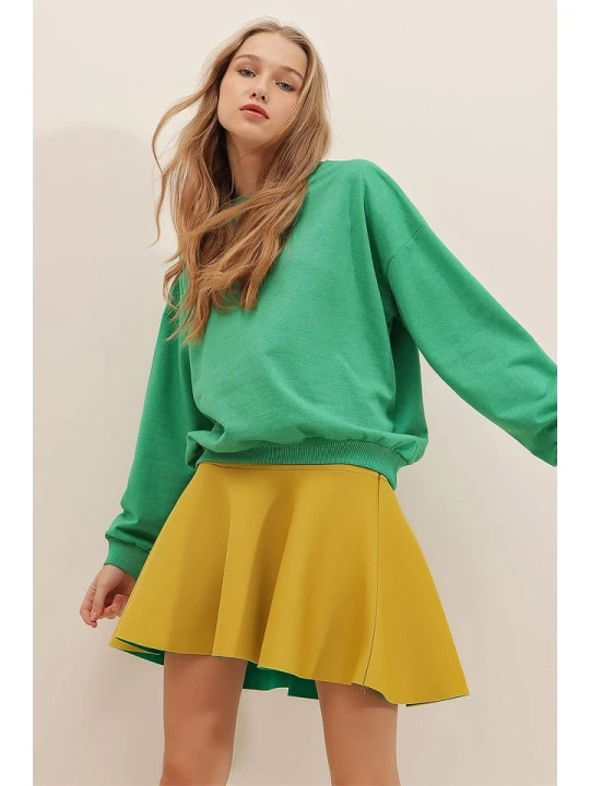 Zdjęcie produktu Trend Alacati Bluza w kolorze zielonym rozmiar: L