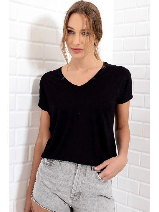 Zdjęcie produktu Trend Alacati Koszulka w kolorze czarnym rozmiar: S