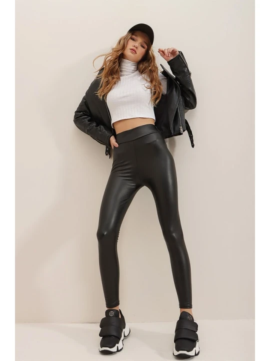 Zdjęcie produktu Trend Alacati Legginsy w kolorze czarnym rozmiar: L