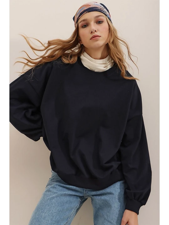 Zdjęcie produktu Trend Alaçatı Stili Bluza w kolorze czarnym rozmiar: L