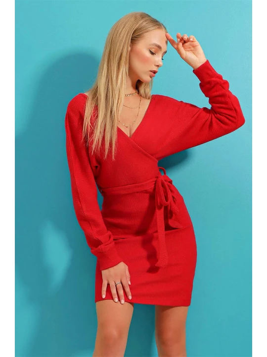 Zdjęcie produktu Trend Alacati Sukienka w kolorze czerwonym rozmiar: S