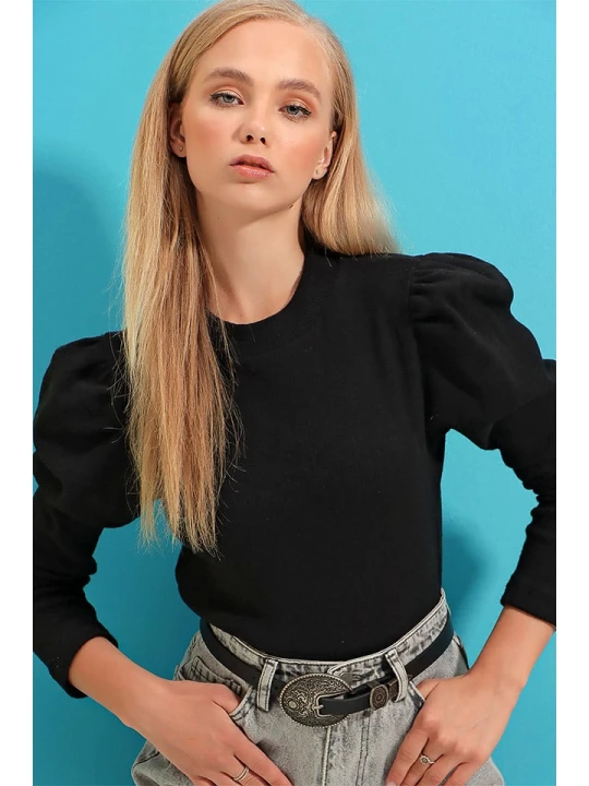 Zdjęcie produktu Trend Alacati Sweter w kolorze czarnym rozmiar: S