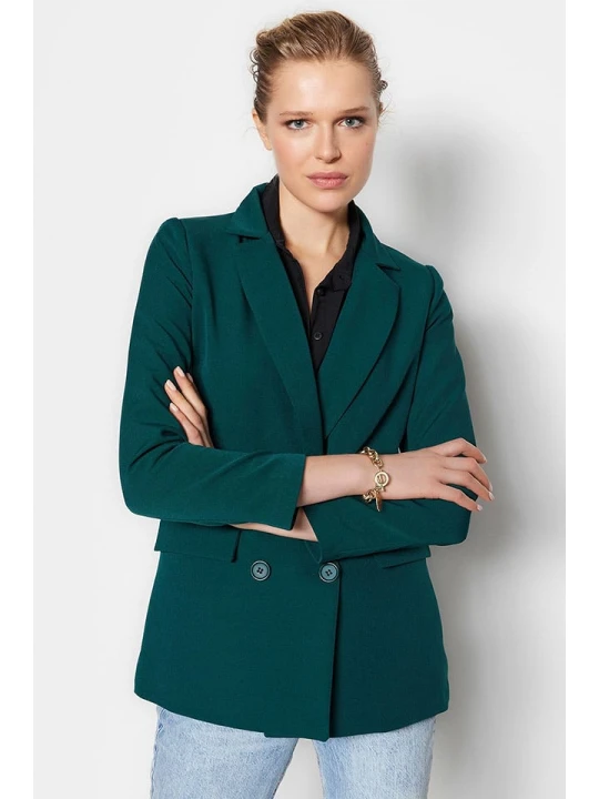 Zdjęcie produktu trendyol Blezer w kolorze ciemnozielonym rozmiar: 36