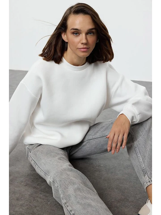 Zdjęcie produktu trendyol Bluza w kolorze białym rozmiar: L