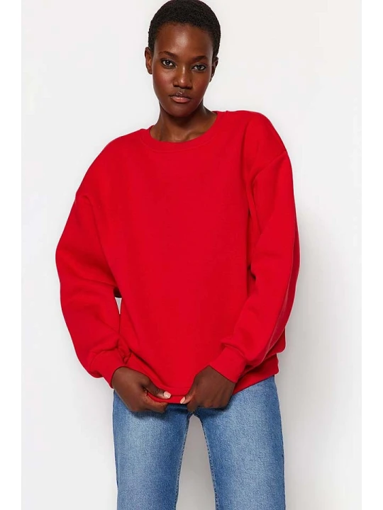Zdjęcie produktu trendyol Bluza w kolorze czerwonym rozmiar: S