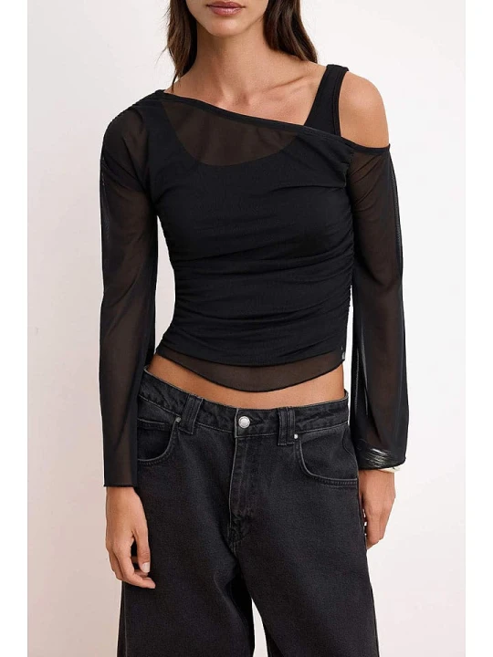Zdjęcie produktu trendyol Bluzka w kolorze czarnym rozmiar: XL