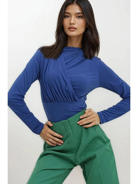 Zdjęcie produktu trendyol Bluzka w kolorze granatowym rozmiar: XL