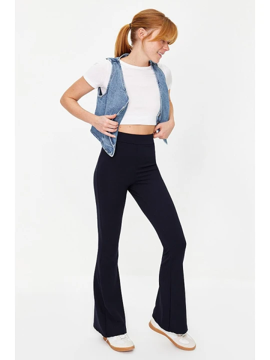 Zdjęcie produktu trendyol Legginsy w kolorze granatowym rozmiar: L