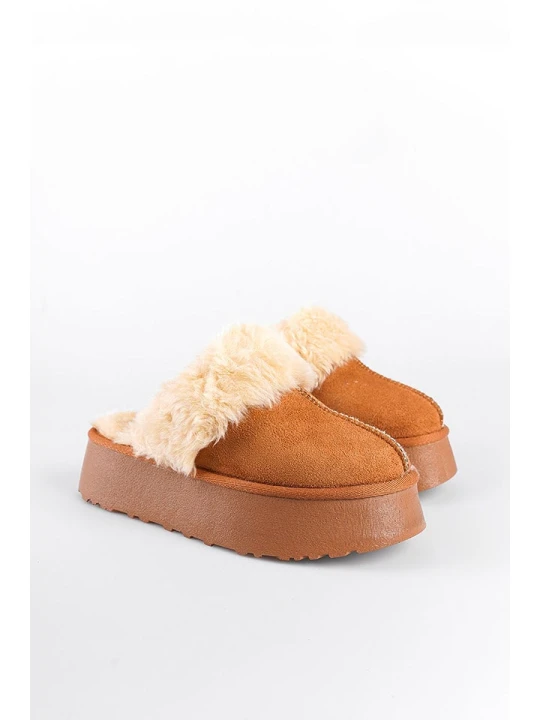 Zdjęcie produktu trendyol Slippersy w kolorze jasnobrązowym rozmiar: 36