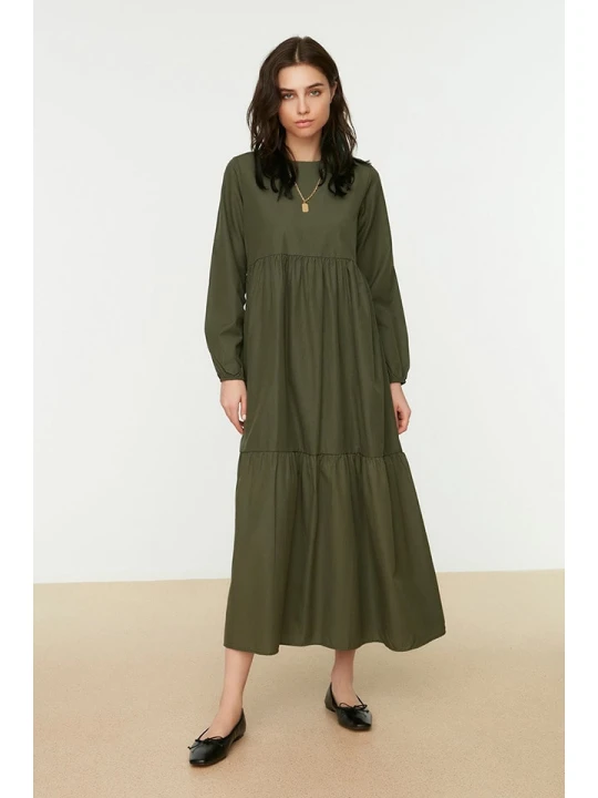Zdjęcie produktu trendyol Sukienka w kolorze khaki rozmiar: 40