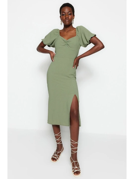 Zdjęcie produktu trendyol Sukienka w kolorze khaki rozmiar: 38