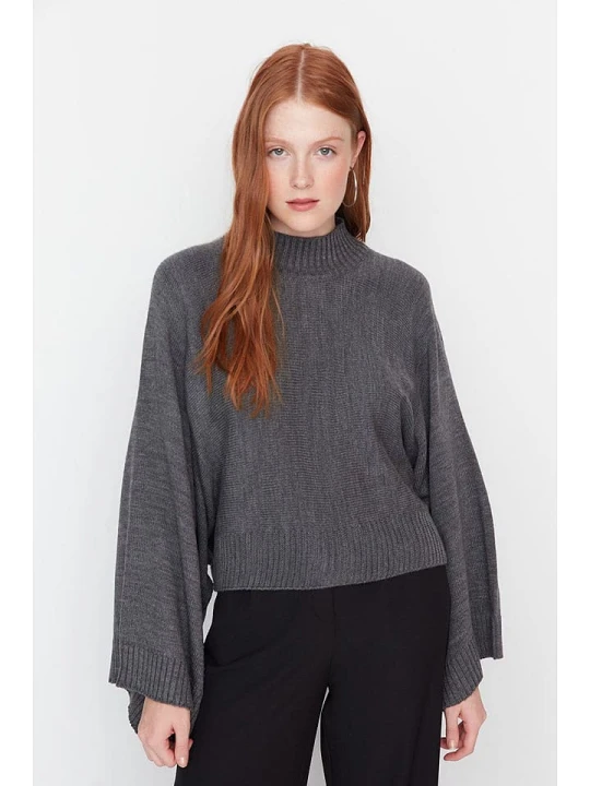 Zdjęcie produktu trendyol Sweter w kolorze antracytowym rozmiar: M