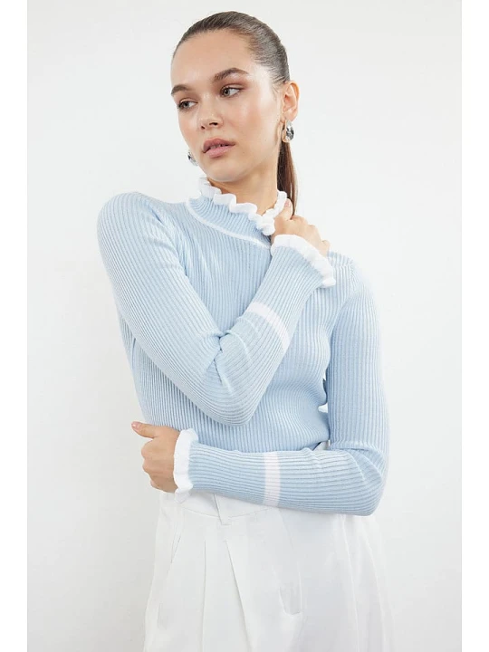 Zdjęcie produktu trendyol Sweter w kolorze błękitnym rozmiar: XS