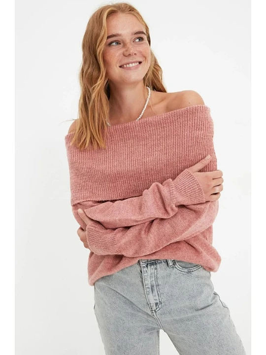 Zdjęcie produktu trendyol Sweter w kolorze jasnoróżowym rozmiar: M