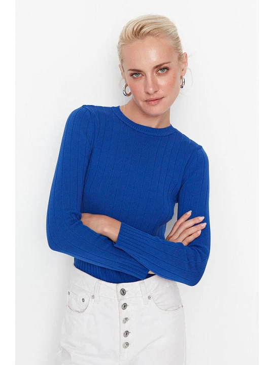 Zdjęcie produktu trendyol Sweter w kolorze niebieskim rozmiar: S