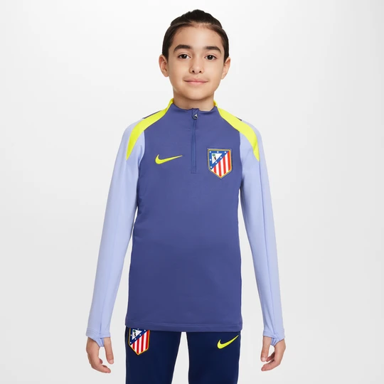 Zdjęcie produktu Treningowa koszulka piłkarska dla dużych dzieci Atlético Madryt Strike Nike Dri-FIT - Fiolet