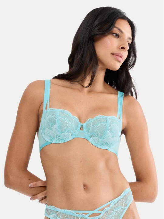 Zdjęcie produktu Triumph Biustonosz balkonetka Palina Moonlight Kiss 10224870 Turkusowy