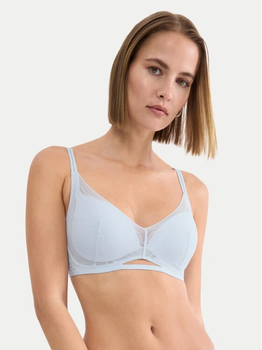 Zdjęcie produktu Triumph Biustonosz push-up Breathe & Lift 10226602 Niebieski jasny