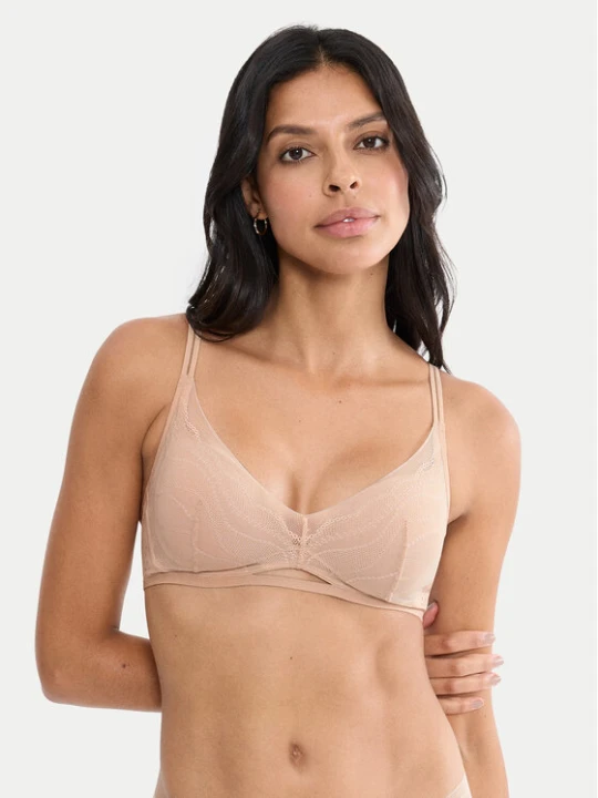 Zdjęcie produktu Triumph Biustonosz push-up Breathe & Lift Smart10226602 Beżowy