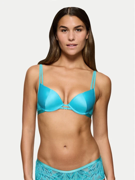 Zdjęcie produktu Triumph Biustonosz push-up Crazy Stupid Love 10222374 Niebieski