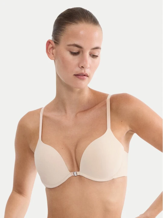 Zdjęcie produktu Triumph Biustonosz push-up Pure Micro 10226410 Beżowy