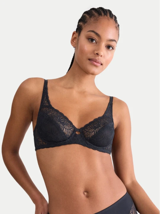Zdjęcie produktu Triumph Biustonosz z fiszbiną Amourette Graphic 10229007 Czarny