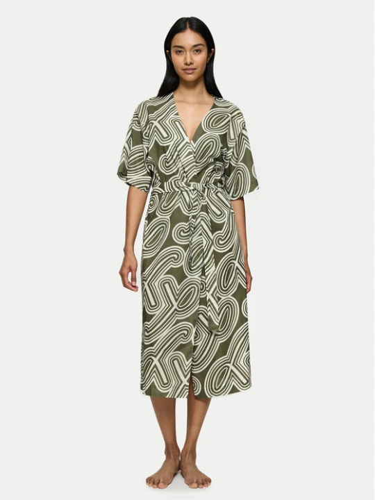 Zdjęcie produktu Triumph Kimono Beach MyWear 10222618 Zielony Relaxed Fit