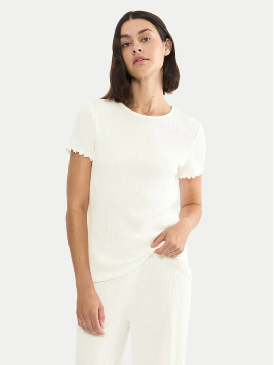 Zdjęcie produktu Triumph Koszulka piżamowa Mix & Match 10227214 Biały Regular Fit