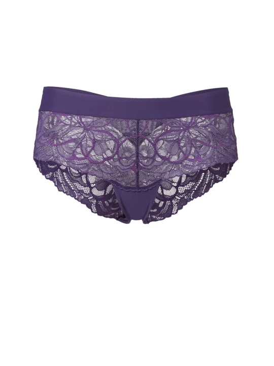 Zdjęcie produktu Triumph Majtki - Body Make-Up Illusion Lace Shorty Kobiety lila