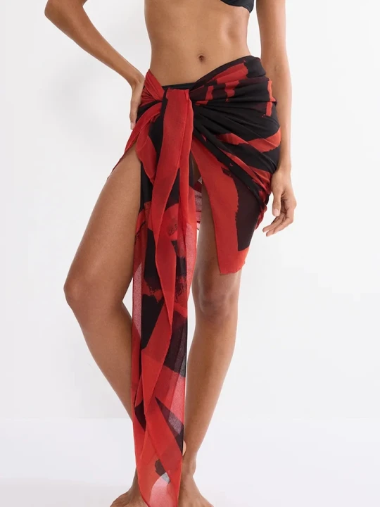 Zdjęcie produktu Triumph pareo damskie Beach MyWear czerwony