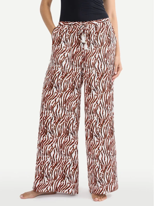 Zdjęcie produktu Triumph Spodnie materiałowe Summer 10227246 Brązowy Wide Leg