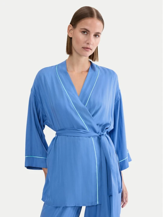 Zdjęcie produktu Triumph Szlafrok Amourette Jacquard 10227267 Niebieski