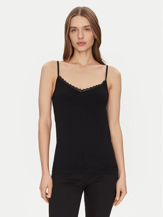 Zdjęcie produktu Triumph Top Feel Of Cotton 10224994 Czarny Slim Fit