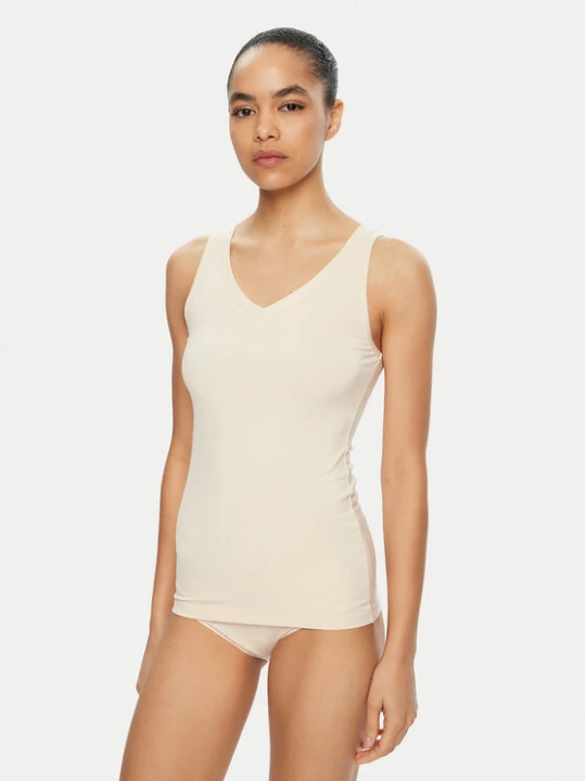 Zdjęcie produktu Triumph Top Sense Of Modal 10224796 Écru Slim Fit Kremowy