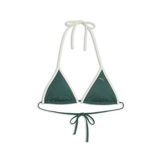 Zdjęcie produktu Trójkątny biustonosz bikini PUMA Swim, Akcesoria, Zielony