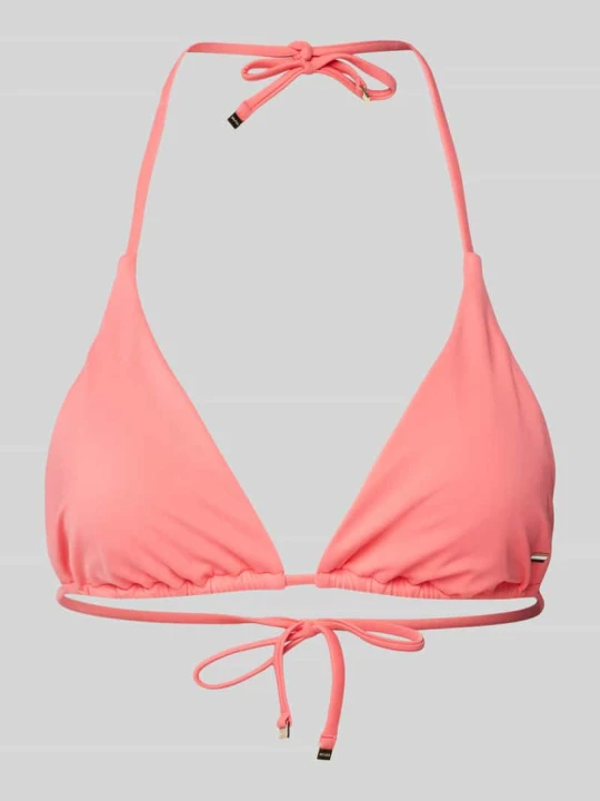 Zdjęcie produktu Trójkątny top bikini Boss Koralowy