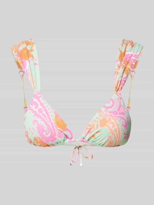 Zdjęcie produktu Trójkątny top bikini Guess Miętowy
