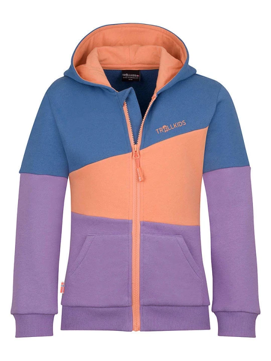 Zdjęcie produktu Trollkids Bluza "Alesund" w kolorze fioletowym rozmiar: 152
