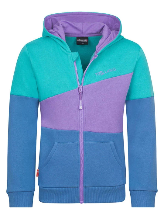 Zdjęcie produktu Trollkids Bluza "Alesund" w kolorze niebieskim rozmiar: 140