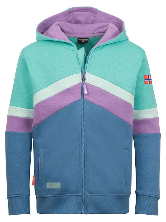 Zdjęcie produktu Trollkids Bluza "Flekkefjord" w kolorze niebieskim rozmiar: 104