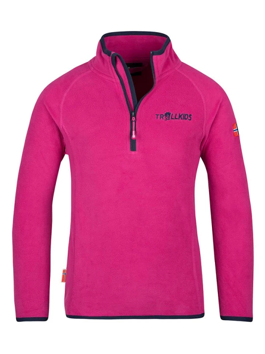 Zdjęcie produktu Trollkids Bluza polarowa "Nordland" w kolorze różowym rozmiar: onesize