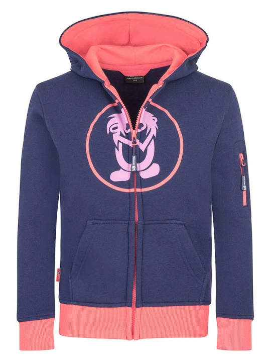 Zdjęcie produktu Trollkids Bluza "Sortland" w kolorze fioletowym rozmiar: 92