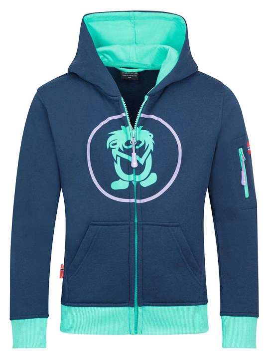 Zdjęcie produktu Trollkids Bluza "Sortland" w kolorze niebieskim rozmiar: 164