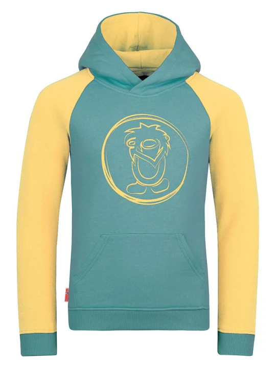 Zdjęcie produktu Trollkids Bluza "Stavanger" w kolorze żółto-zielonym rozmiar: 104