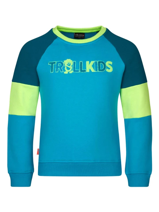 Zdjęcie produktu Trollkids Bluza "Trollfjord" w kolorze niebieskim rozmiar: 164