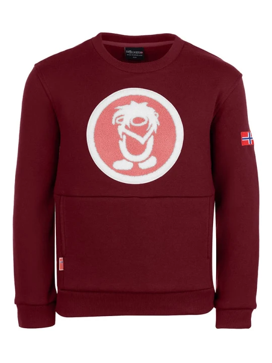 Zdjęcie produktu Trollkids Bluza "Trolltunga" w kolorze czerwonym rozmiar: 164