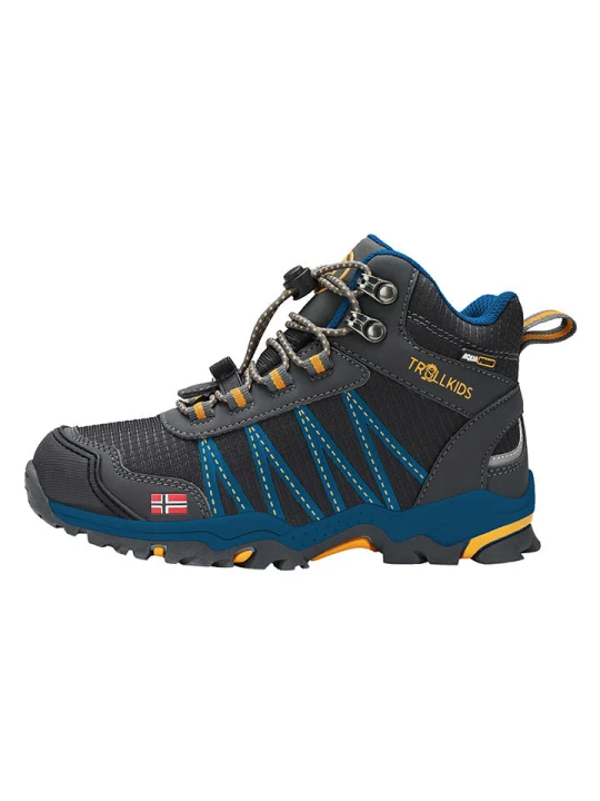 Zdjęcie produktu Trollkids Botki turystyczne "Trolltunga Hiker Mid" w kolorze czarnym rozmiar: 31