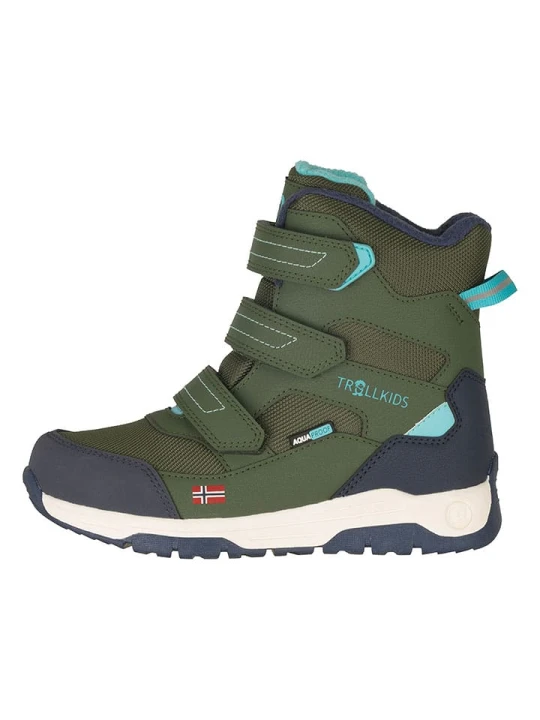 Zdjęcie produktu Trollkids Botki zimowe "Lofoten" w kolorze khaki rozmiar: 38