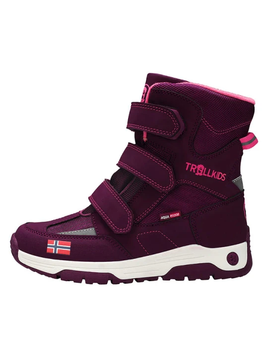Zdjęcie produktu Trollkids Botki zimowe "Lofoten XT" w kolorze fioletowym rozmiar: 36