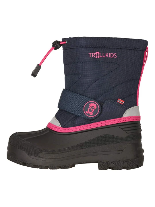 Zdjęcie produktu Trollkids Botki zimowe "Telemark Winter Boots PRO" w kolorze granatowo-różowym rozmiar: 35